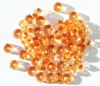 50 3x6mm Faceted Rosaline Rondelle Beads